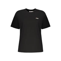 Fila Black Cotton Women's T-Shirt