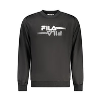Fila Black Polyester Men's Sweatshirt