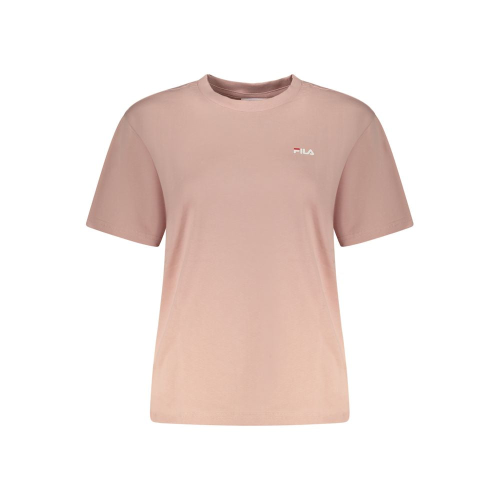 Fila Pink Cotton Women's T-Shirt