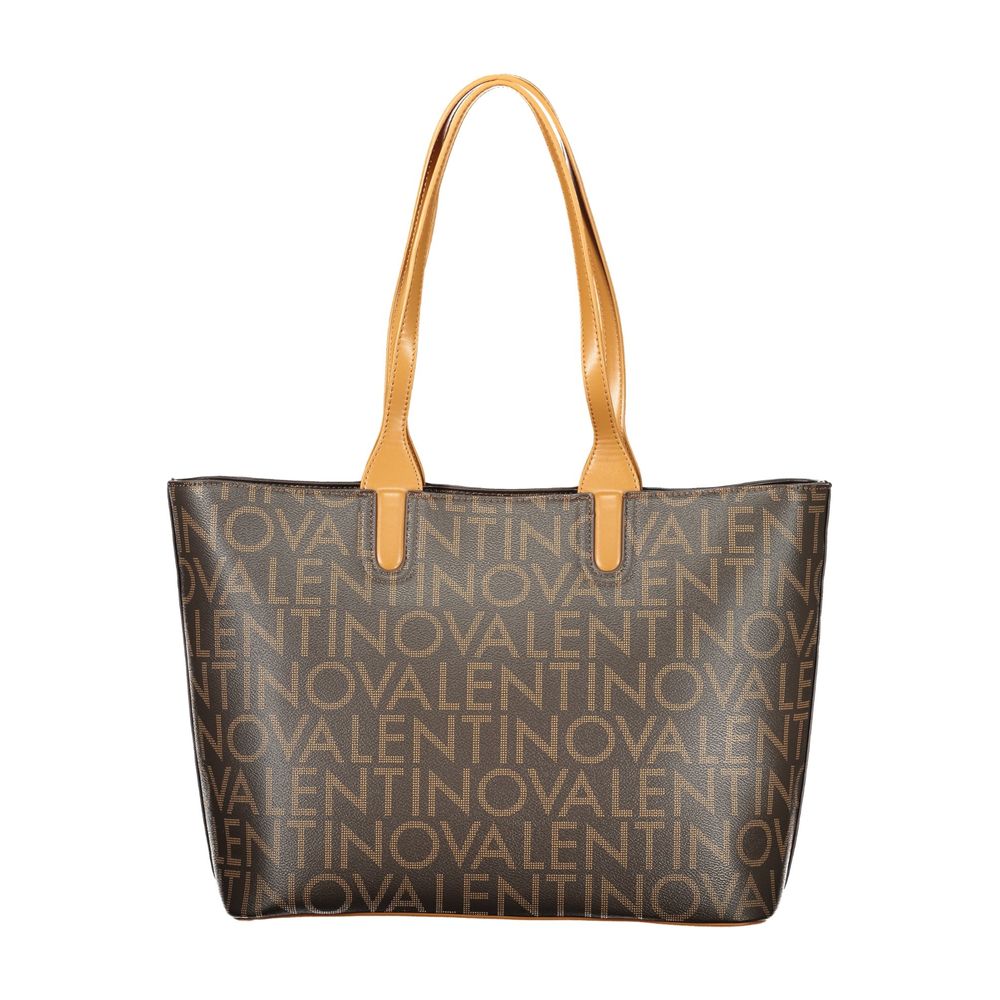 Valentino Brown Polyethylene Handbag