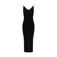 Versace Black Viscose Cocktail Dress