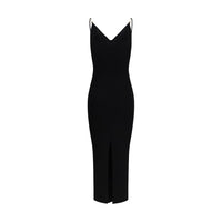 Versace Black Viscose Cocktail Dress