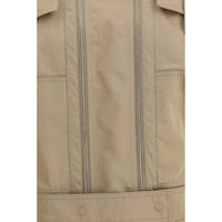 Fendi Beige Cotton Full-Length Jacket