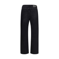 Balmain Black Cotton Jeans Denim