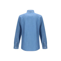 Brunello Cucinelli Blue Denim Shirt