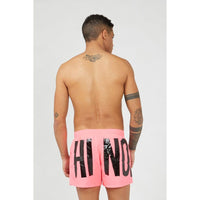 Moschino Fuchsia Polyester Swim Shorts