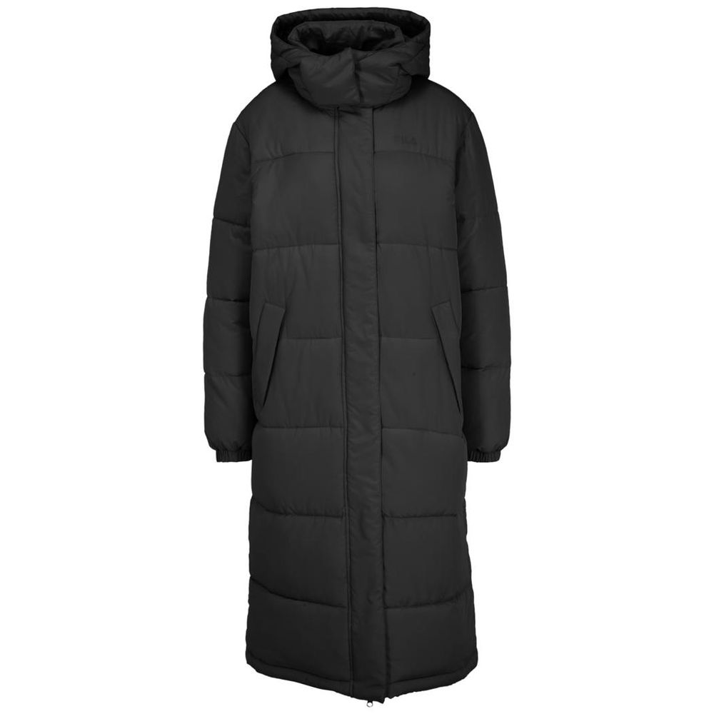 Fila Black Polyester Parka