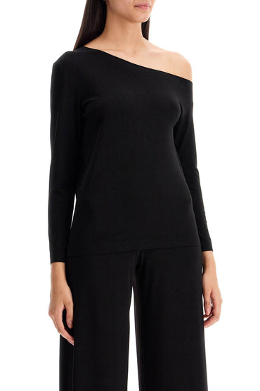 Norma Kamali "off-shoulder lycra