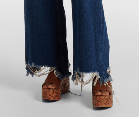 Chloè Sandals Leather Brown