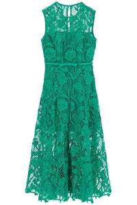 Self-Portrait Self Portrait sleeveless midi lace dress