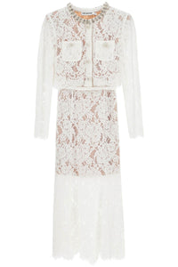 Self-Portrait Self Portrait midi lace dress in seven